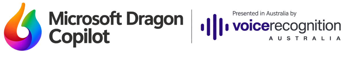 Microsoft Dragon Copilot — presented in Australia by Voice Recognition Australia